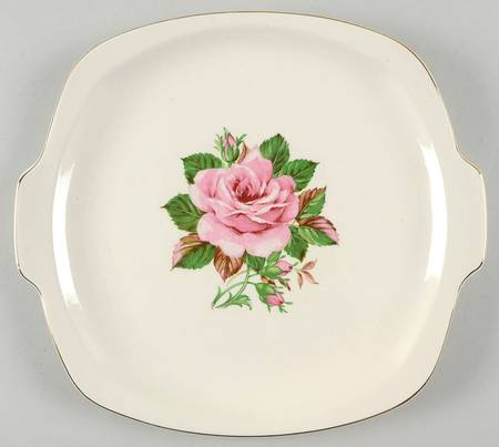 PCP27 Square Handled Cake Plate