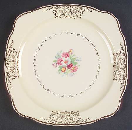 PCP4 Square Luncheon Plate