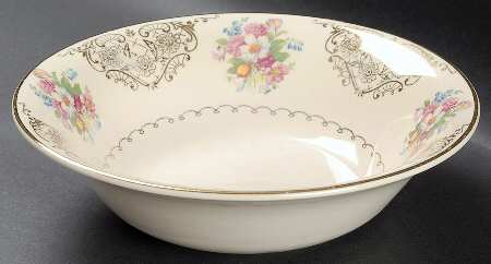 Gold Lynn 8" Round Vegetable Bowl