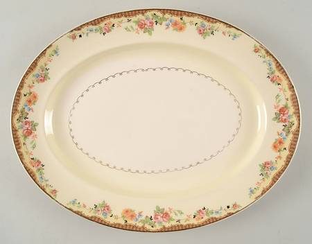 Edgemore Lace 14" Oval Serving Platter