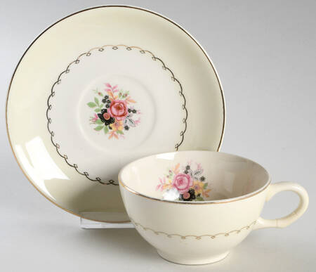 PCP88 Footed Cup & Saucer Set