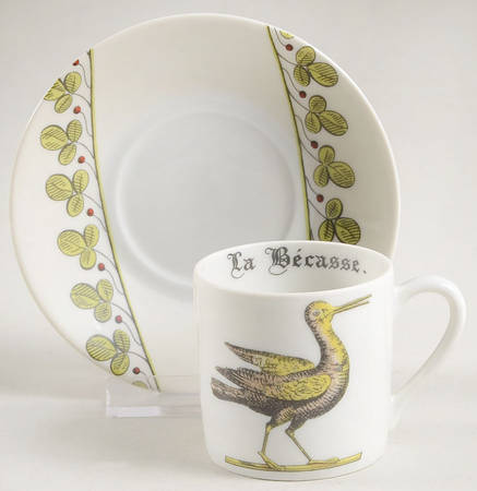 Chambord Flat Demitasse Cup & Saucer Set