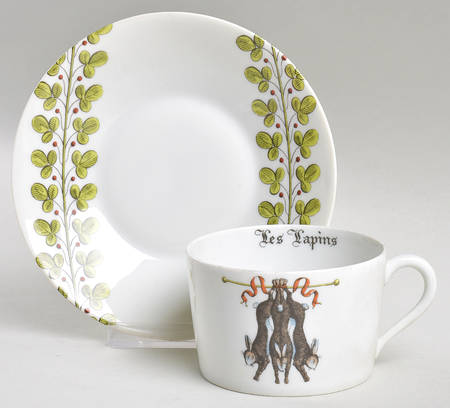 Chambord Flat Cup & Saucer Set