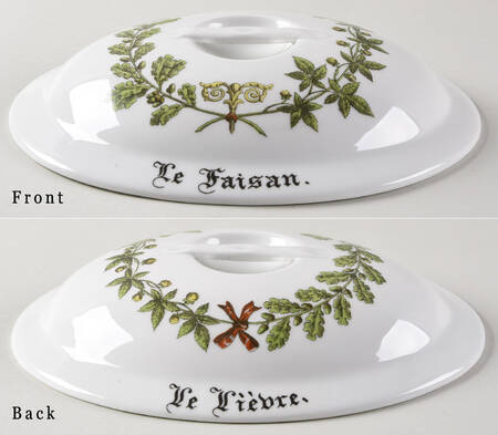 Chambord Lid for 2 Quart Oval Covered Casserole