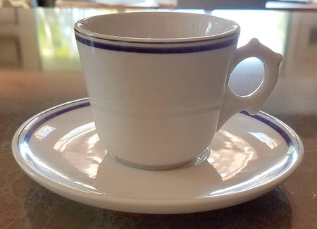 Marine Flat Cup & Saucer Set