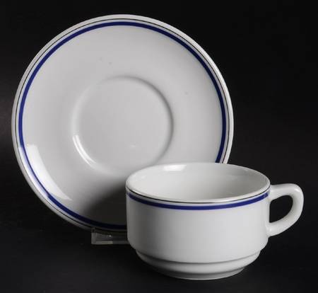 Marine Flat Cup & Saucer Set