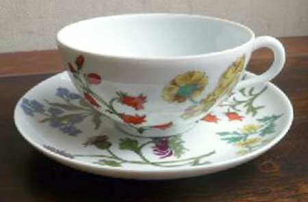 Herbier Footed Cup & Saucer Set