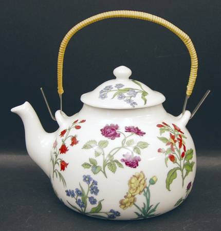 Herbier Teapot & Lid with Removable Top Handle