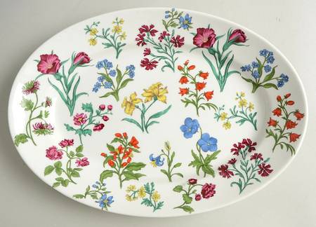 Herbier 13" Oval Serving Platter