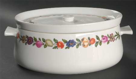 Les Quatre Saisons 3 Quart Oval Covered Casserole