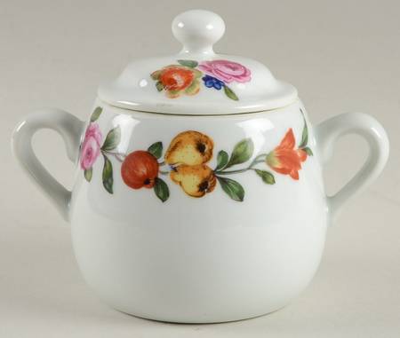 Les Quatre Saisons Sugar Bowl & Lid