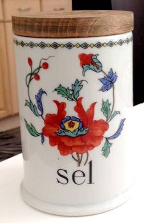 Pavot Salt Canister & Lid