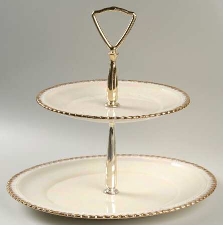 PEA5 2 Tiered Serving Tray (Dinner & Salad Plate)