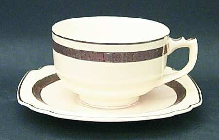 Royal Gold Flat Cup & Saucer Set