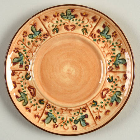 Folk Art Saucer