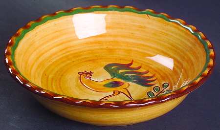 Red Rooster Coupe Cereal Bowl