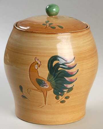 Red Rooster Cookie Jar & Lid