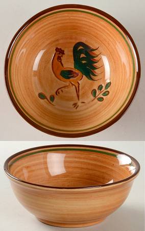 Red Rooster Coupe Soup Bowl