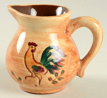 Red Rooster Individual Creamer