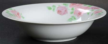 Rose Jardin Rim Cereal Bowl