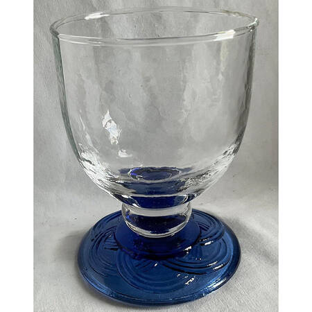 Acadia Bay Blue Glassware Juice