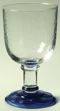 Acadia Bay Blue Glassware Goblet