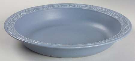 Acadia Bay Blue 10" Pie Baking Plate