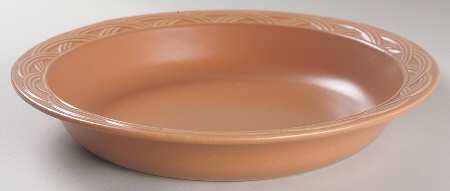 Acadia Sienna Pie Serving Plate