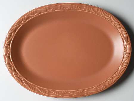 Acadia Sienna 14" Oval Serving Platter