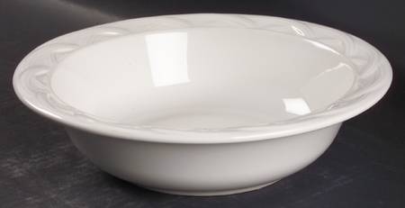 Acadia White Individual Salad Bowl
