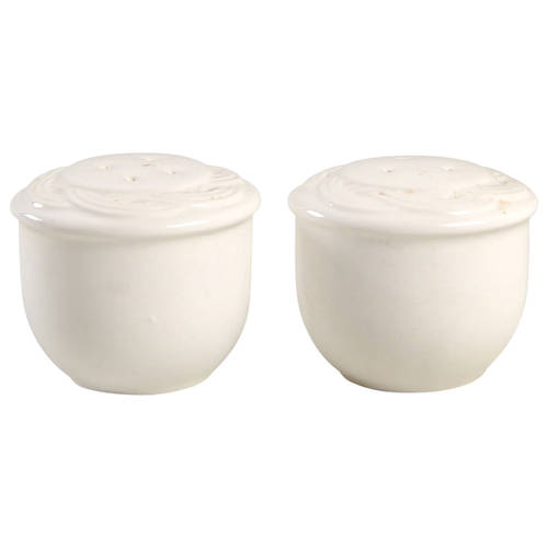 Acadia White Salt & Pepper Set