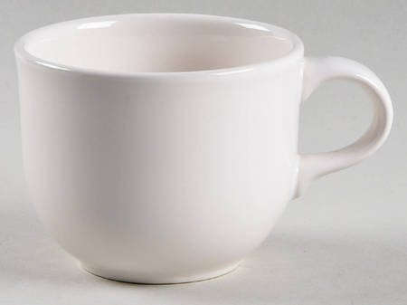 Acadia White Flat Cup
