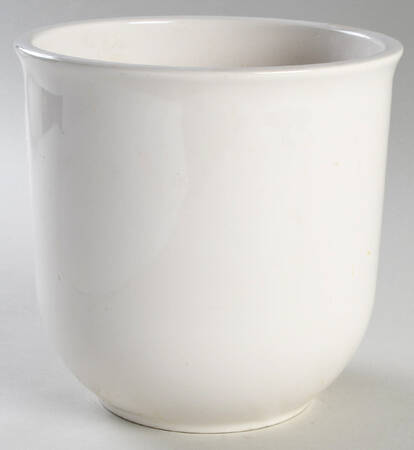 Acadia White Large Canister No Lid