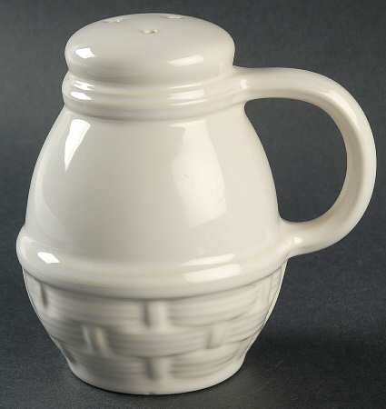 Acadia White Stove Top Salt Shaker