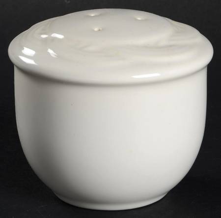 Acadia White Salt Shaker