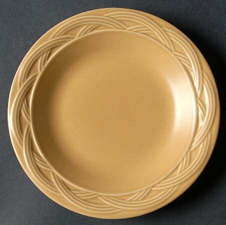 Acadia Wheat Gold Salad Plate