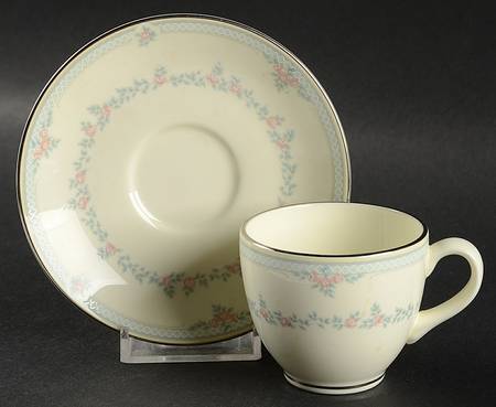 Alexandra Footed Demitasse Cup & Saucer Set