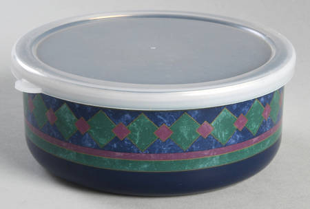 Amalfi Classic Bowl-Metal 5 3/4 W/Plastic Lid