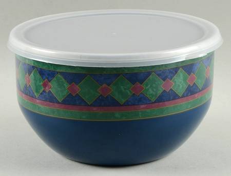 Amalfi Classic 7" Metal Bowl & Plastic Lid