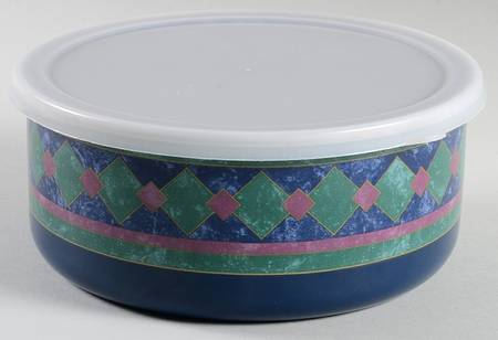 Amalfi Classic 71/4" Metal Bowl W/Plastic Lid