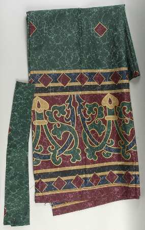 Amalfi Classic Pair 33" X 45" Bath Curtain W/Tie