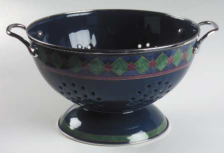 Amalfi Classic 3 Quart Metal Colander