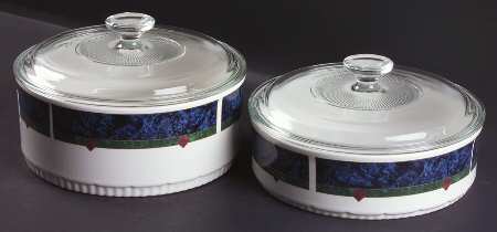Amalfi Classic 4-Piece Bakeware Set (2 Bakers with Lids)