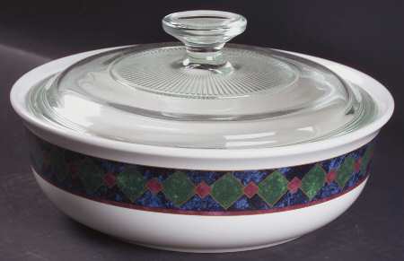 Amalfi Classic 1 Qt Round Covered Casserole