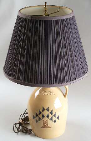 America (Discontinued 1989) Large Jug Table Lamp & Shade