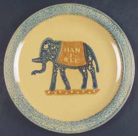 America (Discontinued 1989) Elephant Service Plate (Charger)