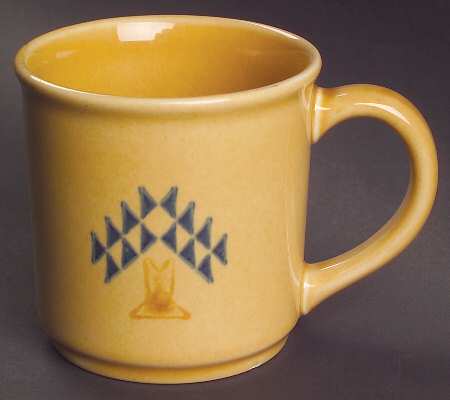 America (Discontinued 1989) Tree Stencil Mug