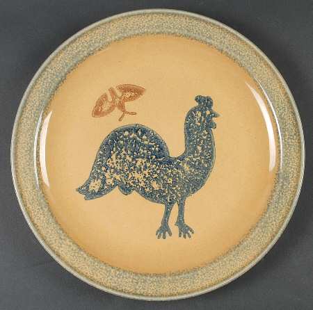 America (Discontinued 1989) Rooster Service Plate (Charger)