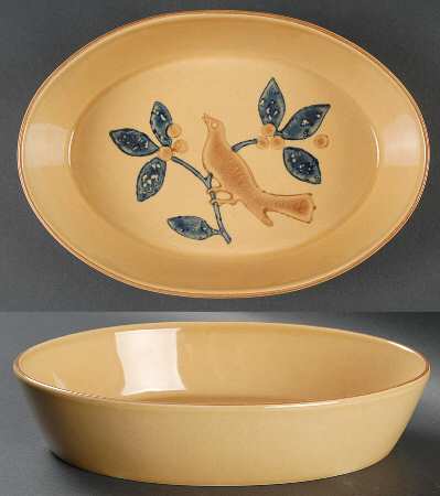 America (Discontinued 1989) 10" Oval Baker