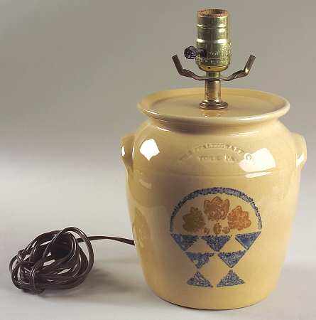 America (Discontinued 1989) Large Crock Lamp No Shade